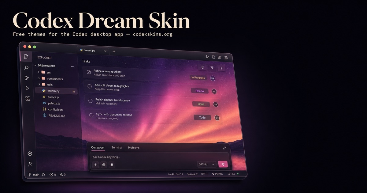 Codex Dream Skin 安全吗？安装前检查清单与一键还原